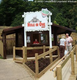 The entrance to Mole-in-One Golf