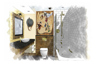 Adventure en-suite bathroom