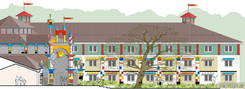 Plans for the new LEGOLAND Windsor Hotel, due to open early 2012 Plans for the new
LEGOLAND Windsor Hotel, due to open early 2012