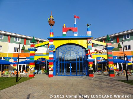 Patio area, next to the Adventure Land Lake
